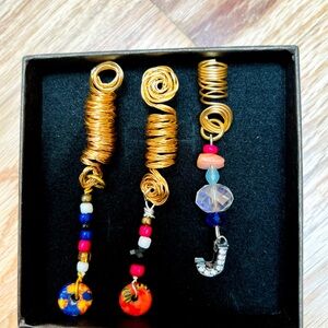 Braid/locs  charms. New